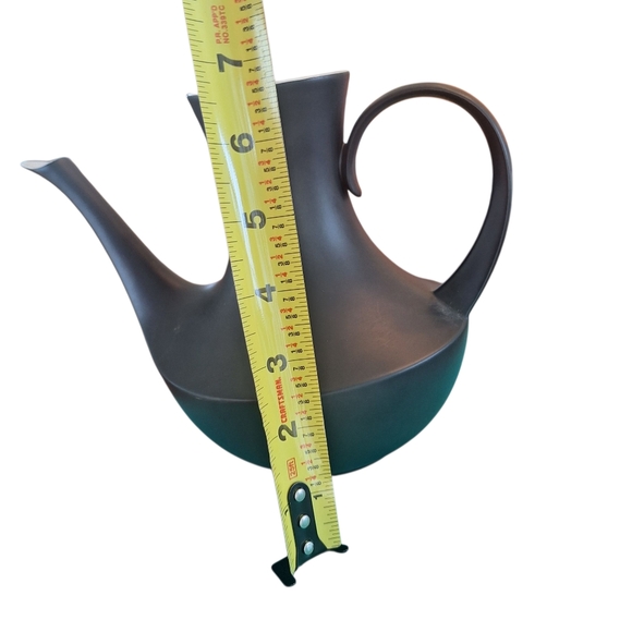 Espana Noche Block Bidasoa Demitasse/Tea Serving Pieces Spain VTG Black Matte - Picture 12 of 13